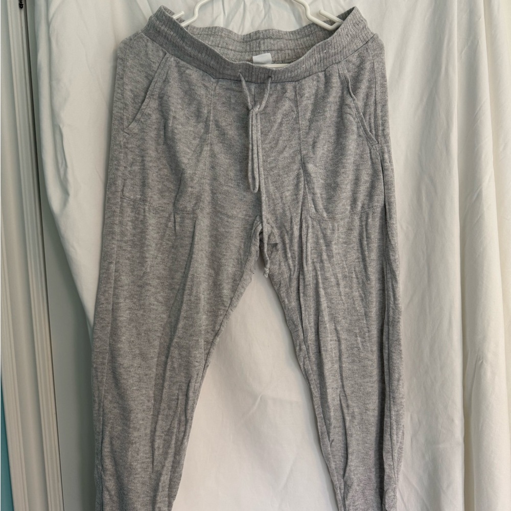Stars Above Cozy Gray Lounge Pants